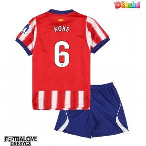 Atletico Madrid Koke #6 Dětské Domácí dres komplet 2026-27 Krátký Rukáv (+ trenýrky)